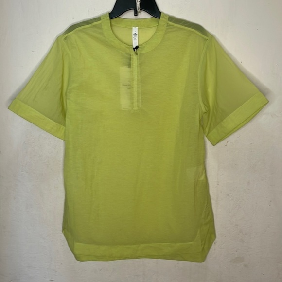 Lululemon Clear Intention Shirt Lemon Vibe Size 2 NWT - Picture 1 of 7
